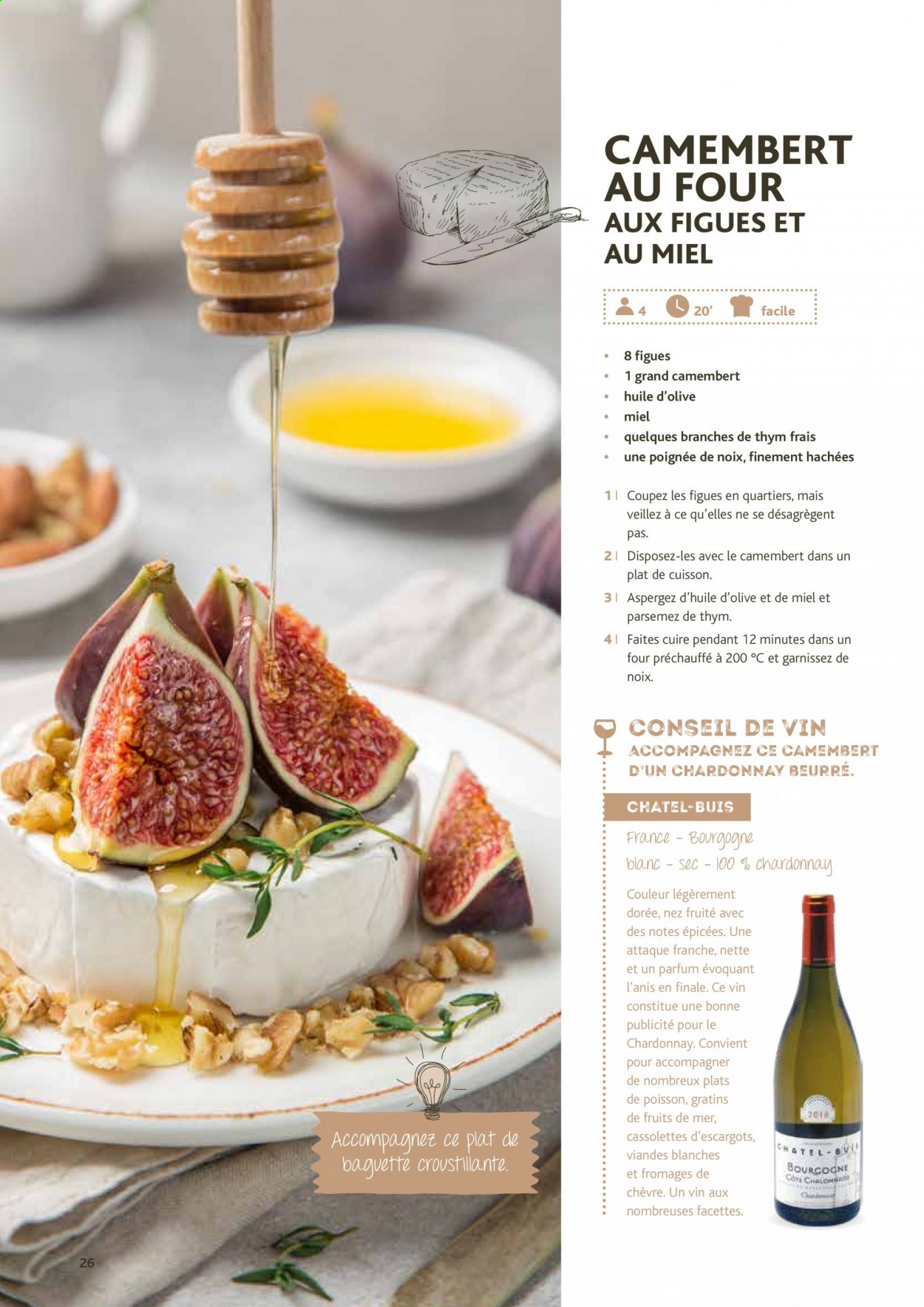 thumbnail - Catalogue Alvo - 01/01/2021 - 01/02/2021 - Produits soldés - baguette, camembert, beurre, thym. Page 26.
