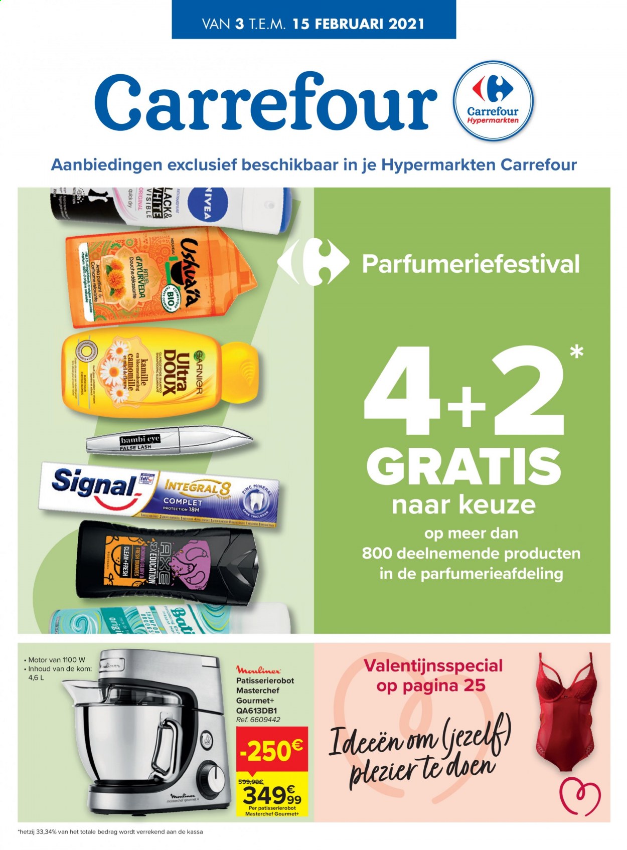 thumbnail - Carrefour hypermarkt-aanbieding - 03/02/2021 - 15/02/2021 -  producten in de aanbieding - kom, Nivea. Pagina 1.