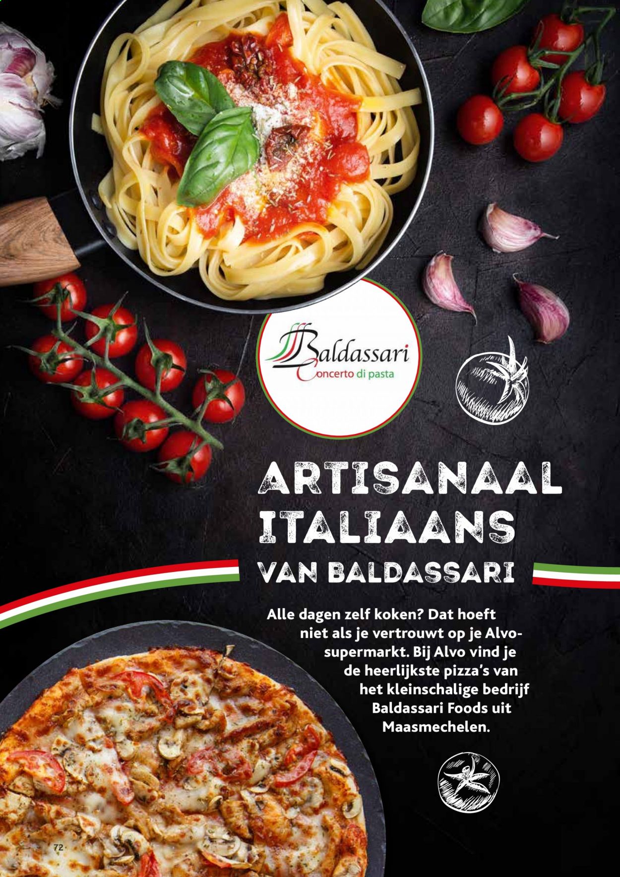thumbnail - Alvo-aanbieding - 01/01/2021 - 28/02/2021 -  producten in de aanbieding - pasta, pizza. Pagina 72.