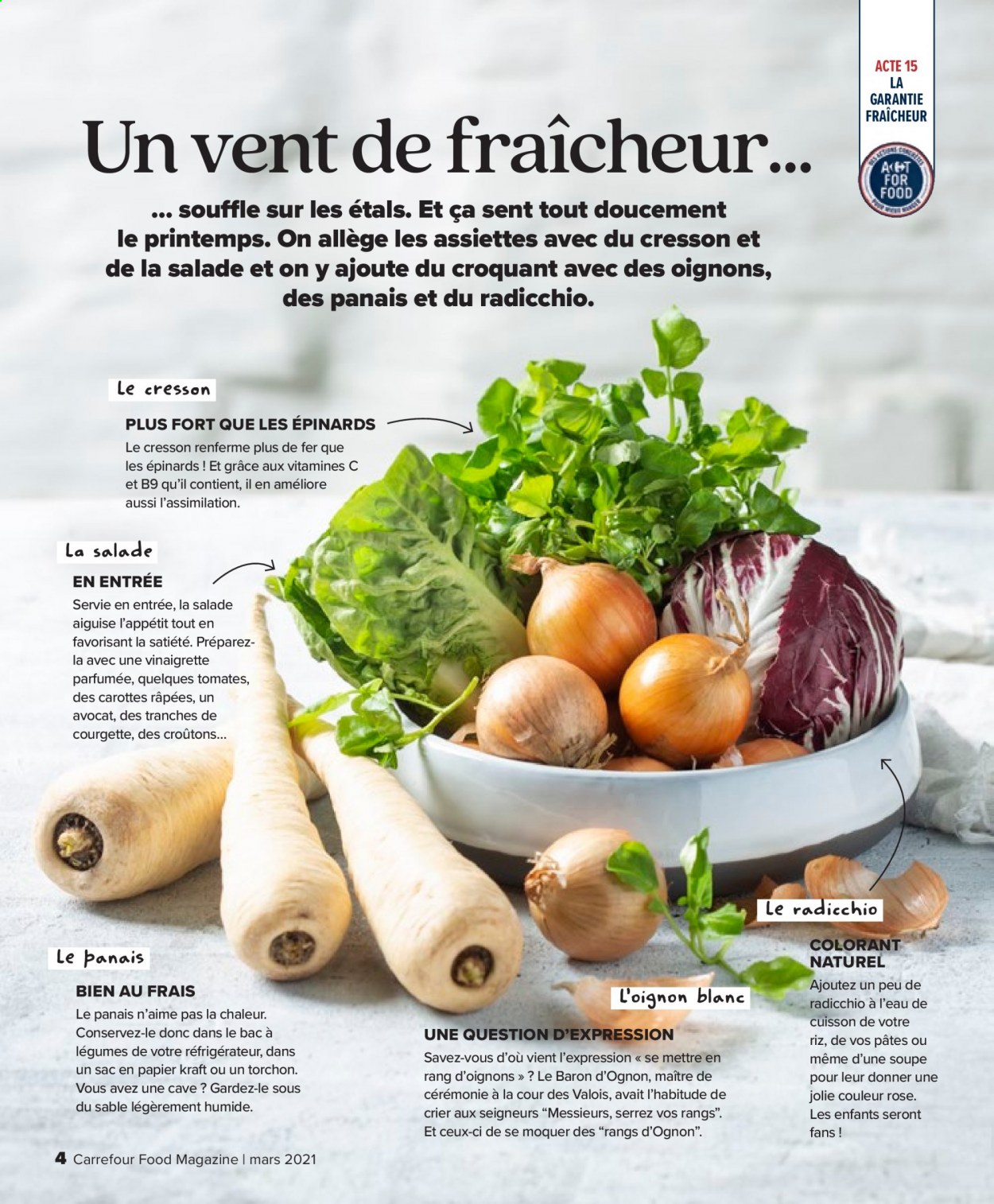 thumbnail - Carrefour-aanbieding - 01/03/2021 - 31/03/2021 -  producten in de aanbieding - croutons, radicchio, vinaigrette, vitamine, courgette. Pagina 4.