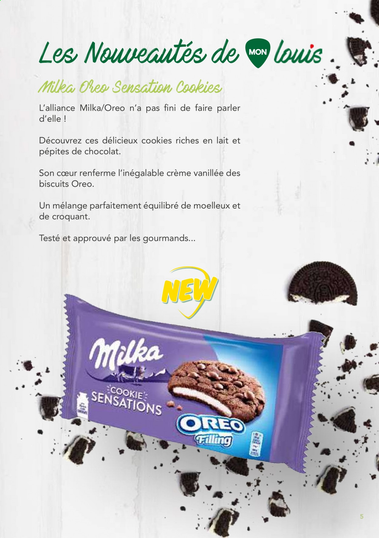 thumbnail - Louis Delhaize-aanbieding -  producten in de aanbieding - Milka, Oreo, cookies, crème. Pagina 5.