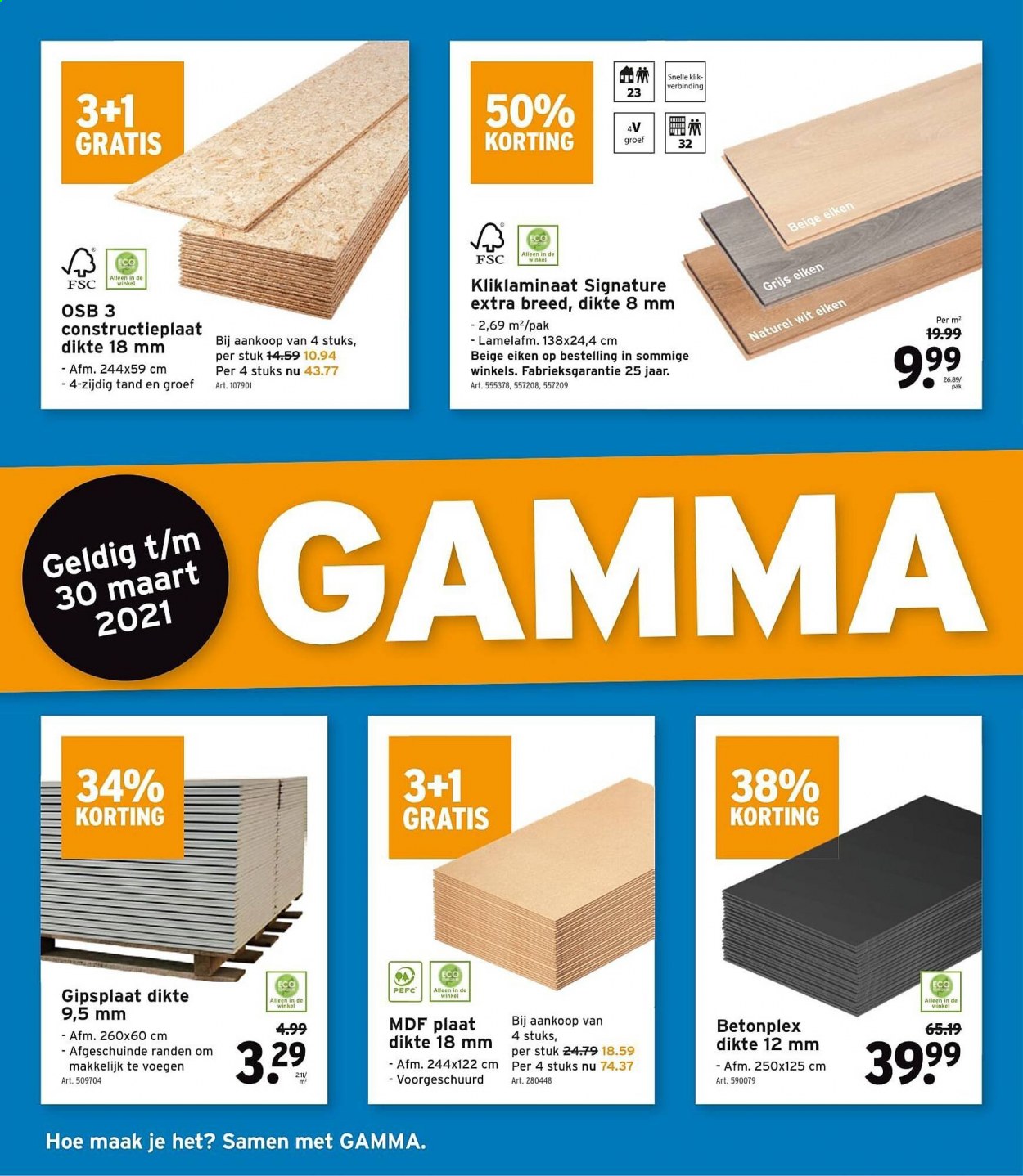thumbnail - Gamma-aanbieding - 03/03/2021 - 16/03/2021 -  producten in de aanbieding - constructieplaat. Pagina 4.