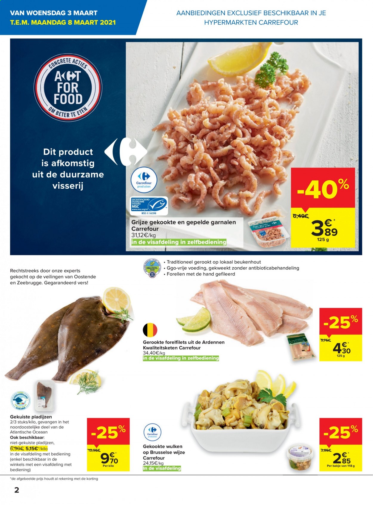 thumbnail - Carrefour hypermarkt-aanbieding - 03/03/2021 - 15/03/2021 -  producten in de aanbieding - garnalen. Pagina 2.