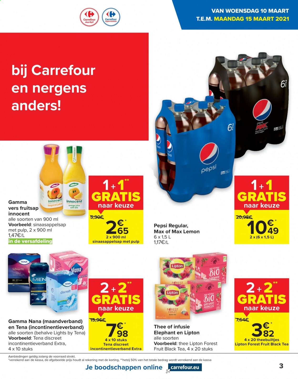 thumbnail - Catalogue Carrefour - 10/03/2021 - 22/03/2021.