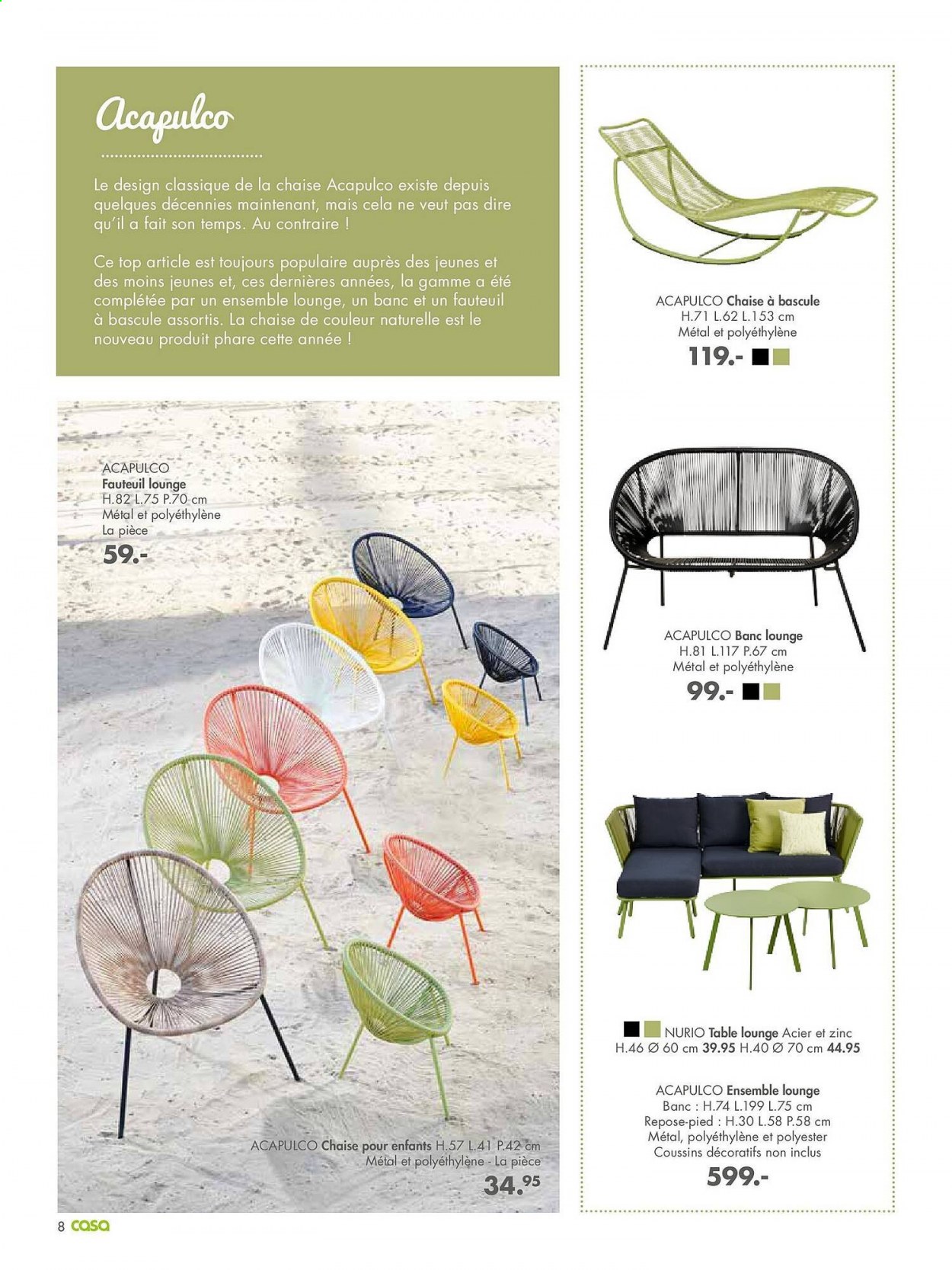 thumbnail - CASA-aanbieding - 15/03/2021 - 30/09/2021 -  producten in de aanbieding - fauteuil. Pagina 8.