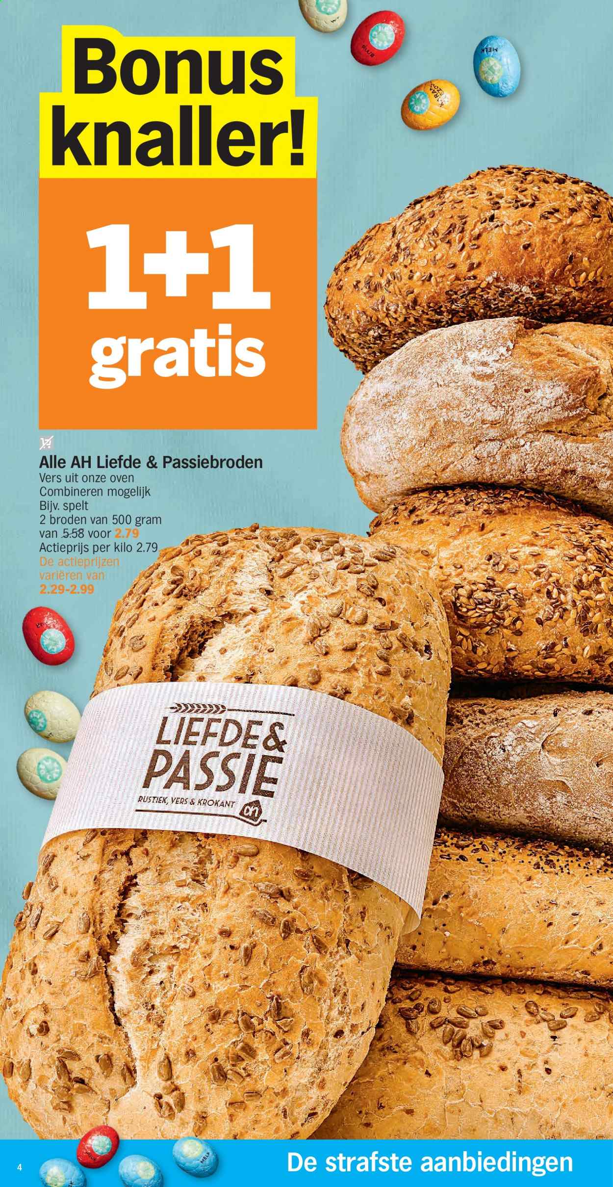 thumbnail - Albert Heijn-aanbieding - 29/03/2021 - 05/04/2021 -  producten in de aanbieding - melk, Spelt. Pagina 4.