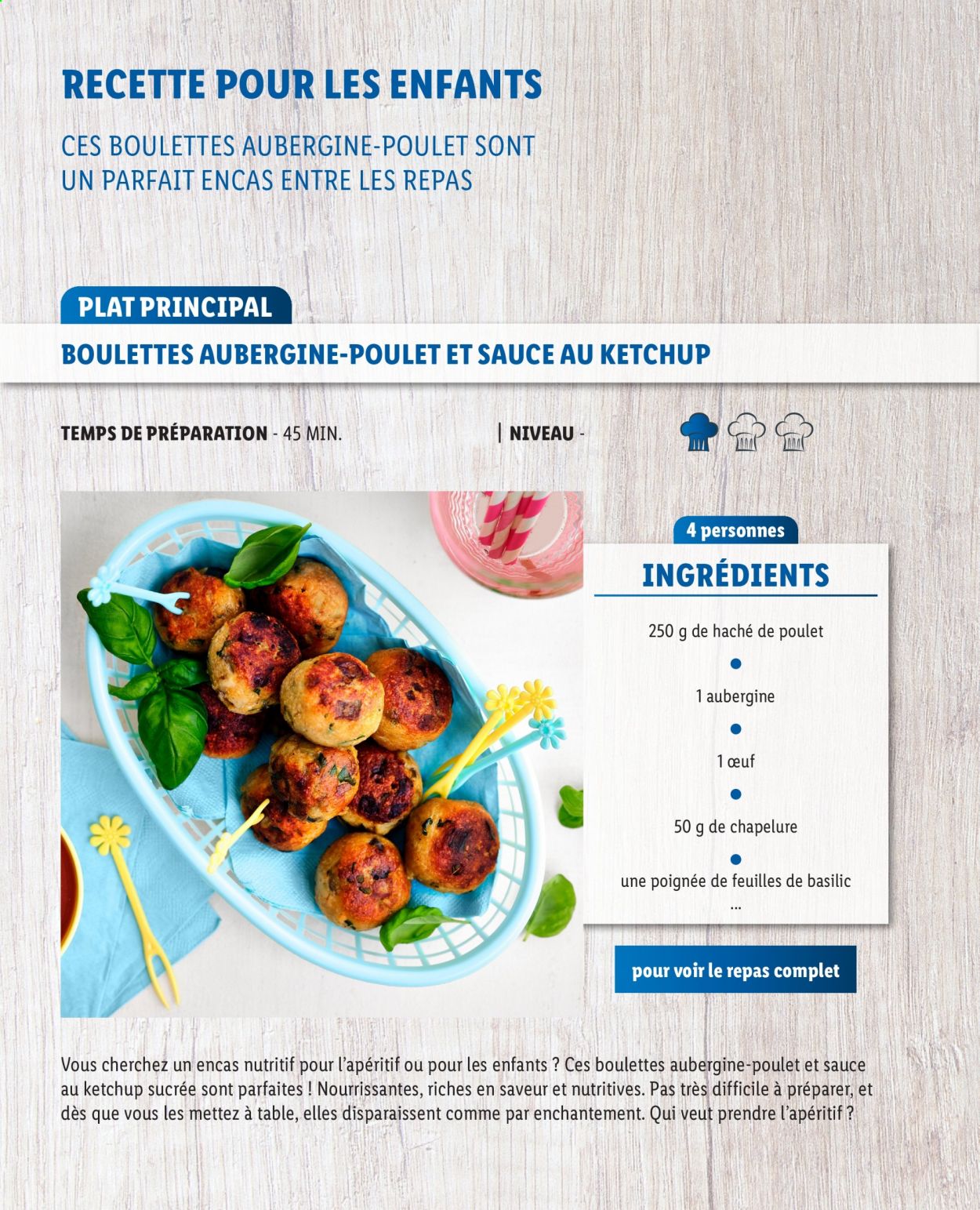 thumbnail - Catalogue Lidl - 26/04/2021 - 30/04/2021 - Produits soldés - aubergine, chapelure, ketchup. Page 30.