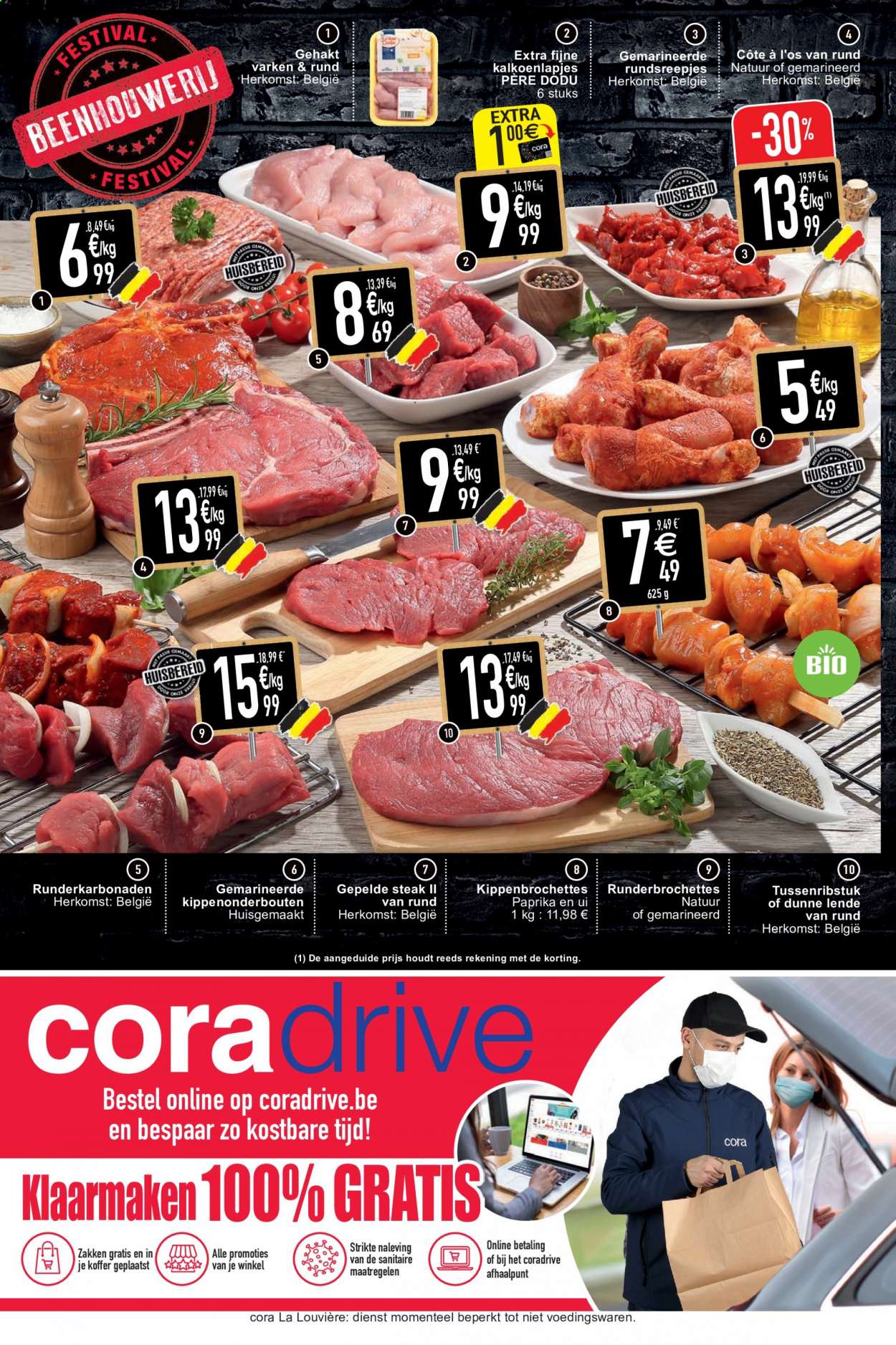 thumbnail - Cora-aanbieding - 20/04/2021 - 26/04/2021 -  producten in de aanbieding - koffer, uien, steak. Pagina 2.