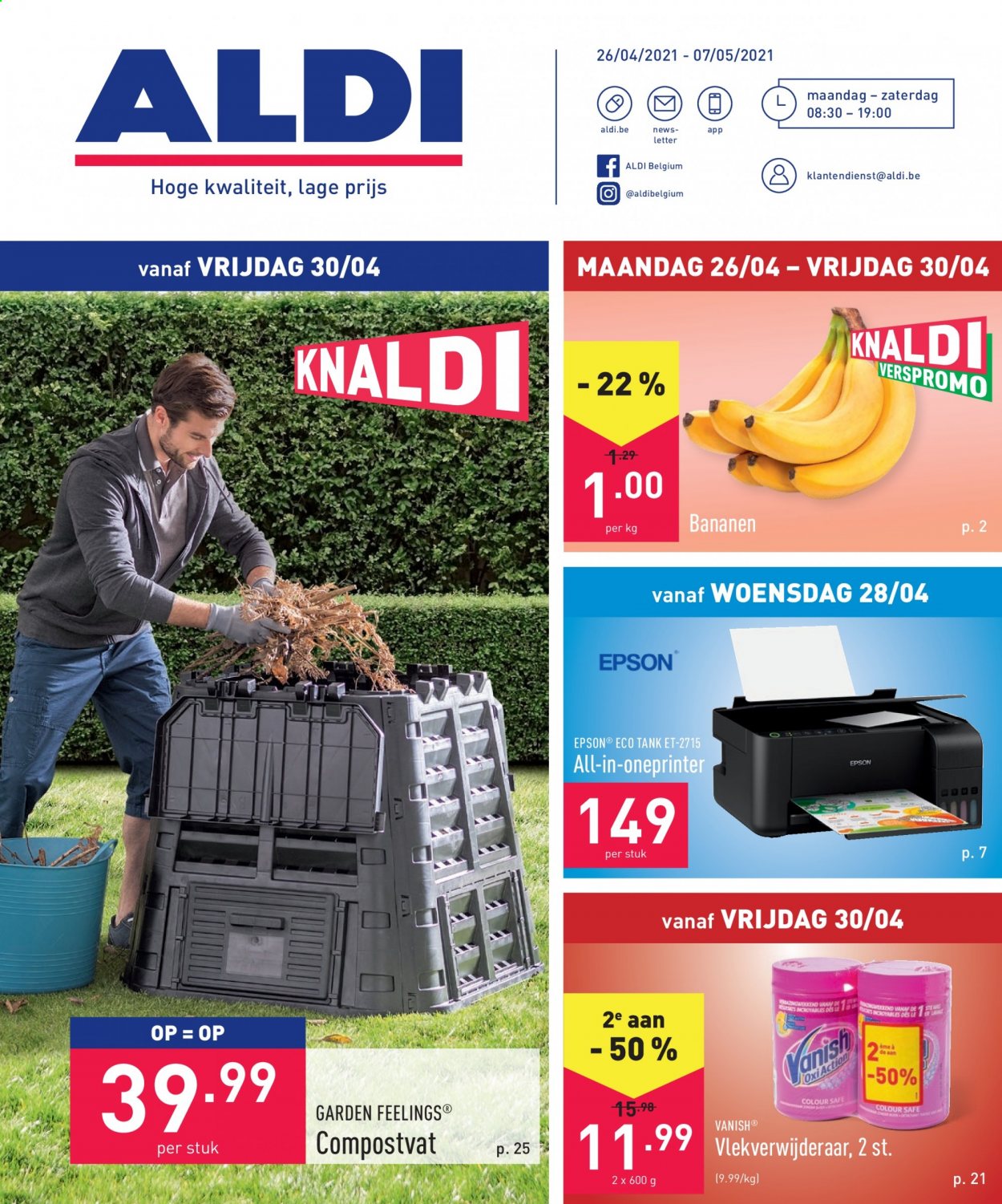 thumbnail - Catalogue ALDI - 26/04/2021 - 30/04/2021.