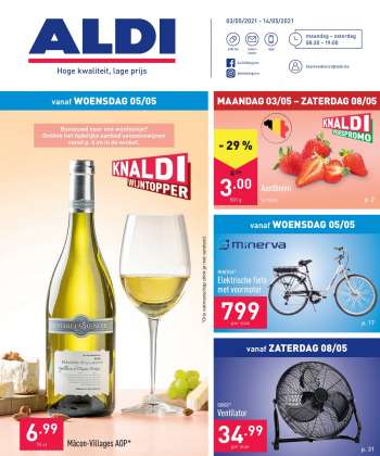 Catalogue ALDI - 3.5.2021 - 8.5.2021.