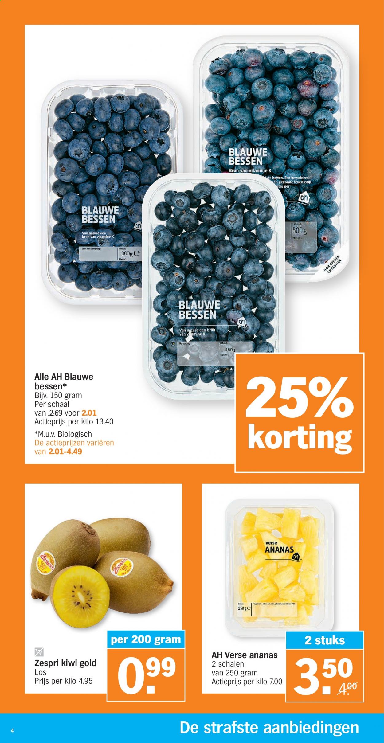 thumbnail - Albert Heijn-aanbieding - 10/05/2021 - 16/05/2021 -  producten in de aanbieding - bessen, kiwi, ananas. Pagina 4.