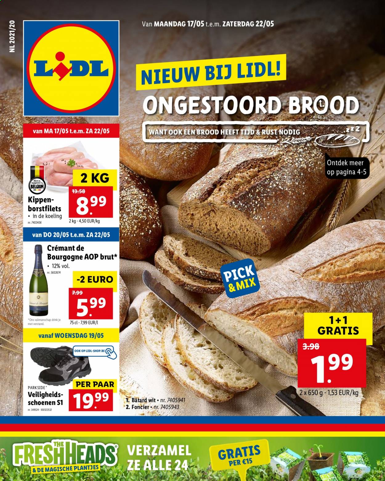 thumbnail - Lidl-aanbieding - 17/05/2021 - 22/05/2021 -  producten in de aanbieding - brood. Pagina 1.