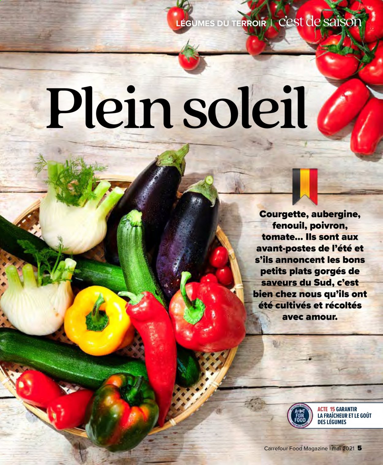 thumbnail - Carrefour-aanbieding - 01/05/2021 - 31/05/2021 -  producten in de aanbieding - aubergine, courgette. Pagina 5.
