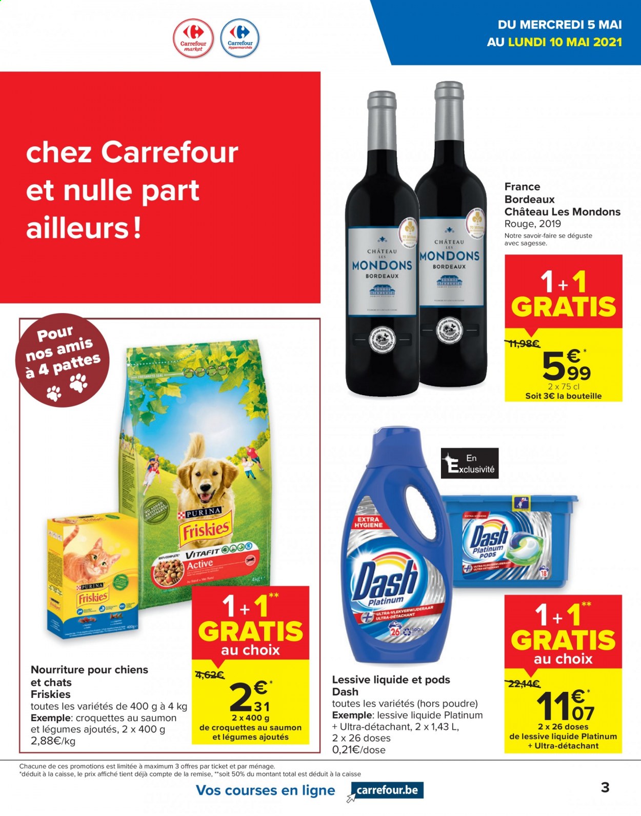 thumbnail - Carrefour-aanbieding - 05/05/2021 - 17/05/2021 -  producten in de aanbieding - Friskies. Pagina 3.