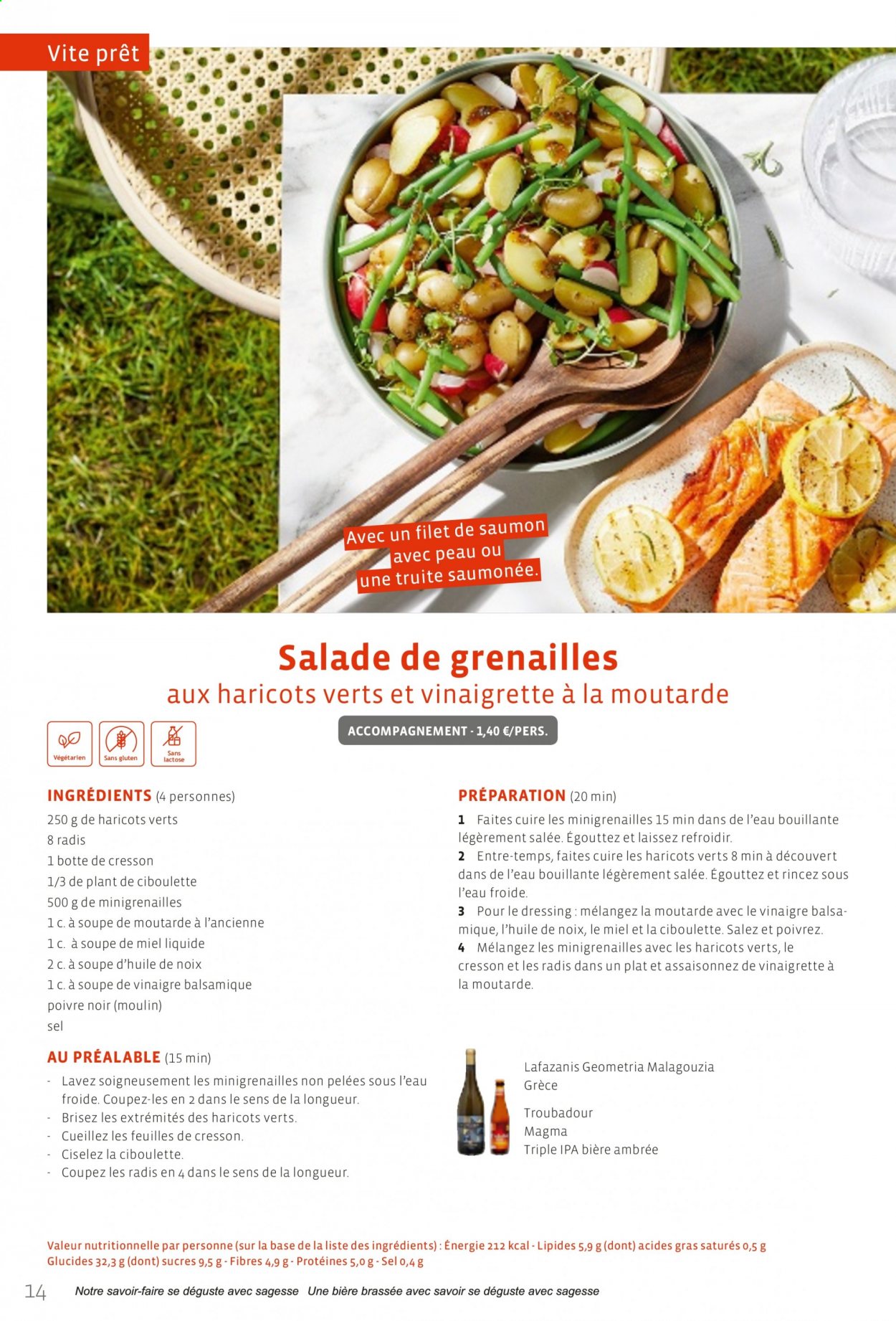 thumbnail - Colruyt-aanbieding -  producten in de aanbieding - vegetarisch eten, moutarde à l’ancienne, vinaigrette. Pagina 14.