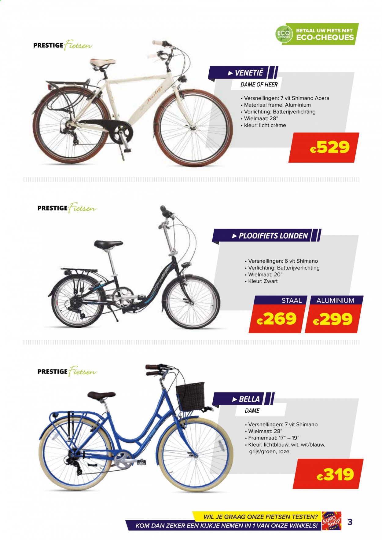 thumbnail - Euro Shop-aanbieding - 25/05/2021 - 31/08/2021 -  producten in de aanbieding - verlichting, kom, Shimano, fiets. Pagina 3.
