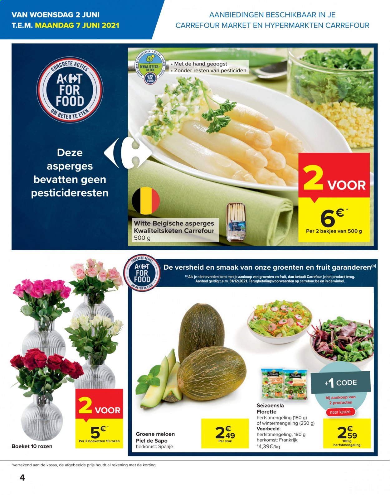 thumbnail - Carrefour-aanbieding - 02/06/2021 - 14/06/2021 -  producten in de aanbieding - asperges, meloen. Pagina 4.