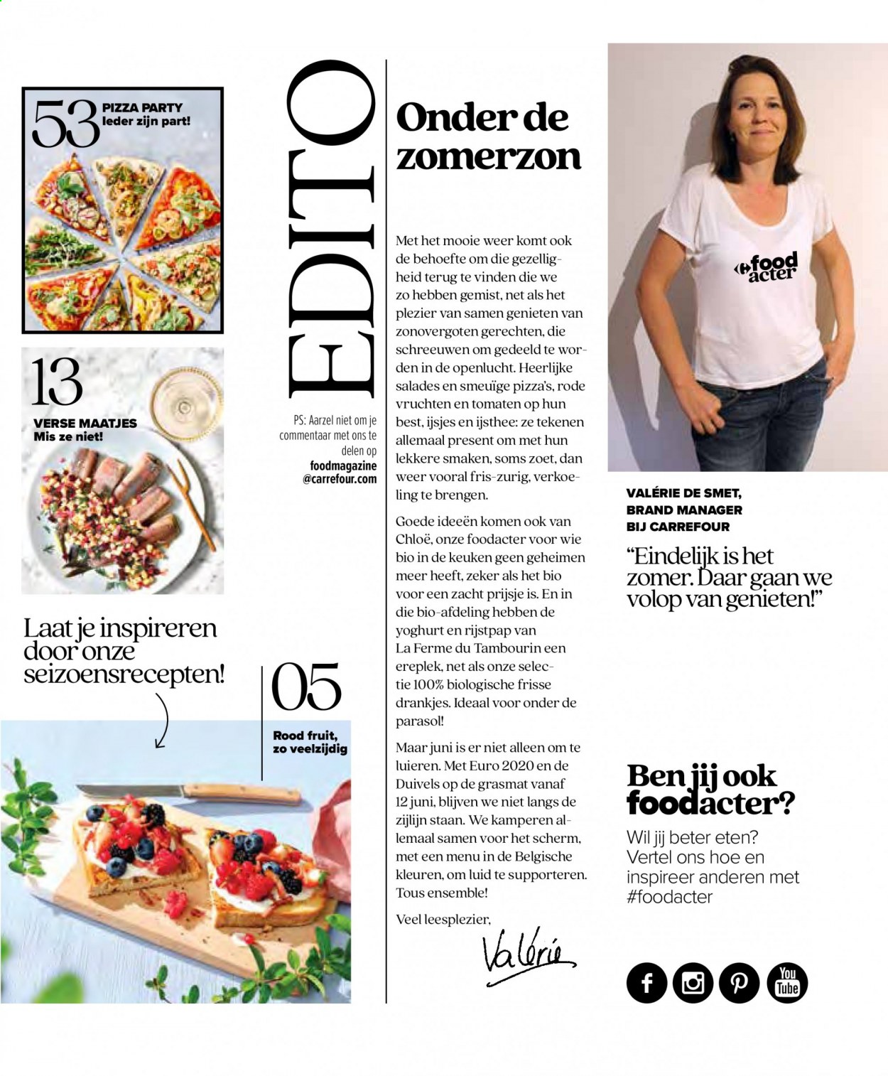 thumbnail - Carrefour-aanbieding - 01/06/2021 - 30/06/2021 -  producten in de aanbieding - rode vruchten, yoghurt, Chloé, pizza, parasol. Pagina 3.