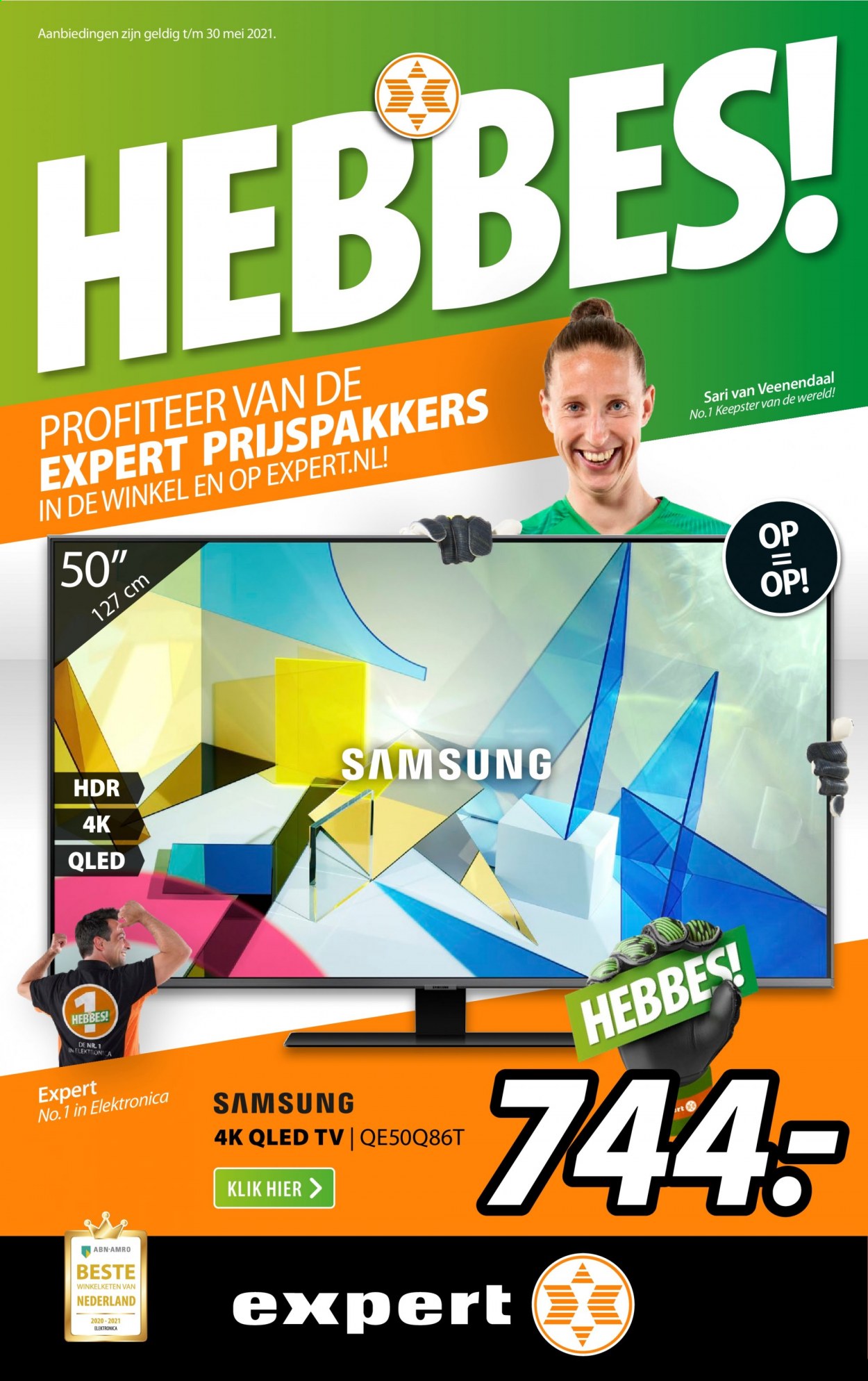 thumbnail - Expert-aanbieding - 24-5-2021 - 30-5-2021 -  producten in de aanbieding - Samsung, TV. Pagina 1.