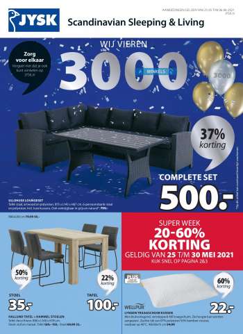 JYSK-aanbieding - 25.5.2021 - 6.6.2021.