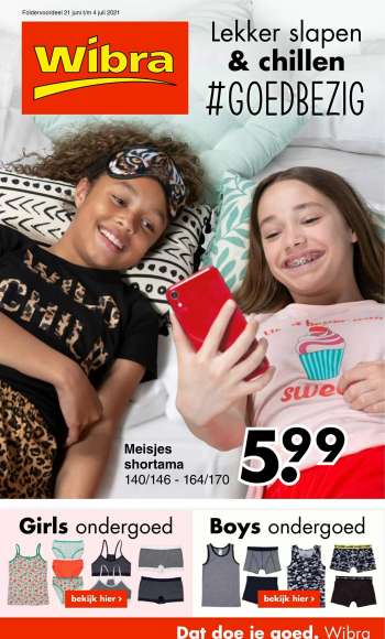 Wibra-aanbieding - 21.6.2021 - 4.7.2021.