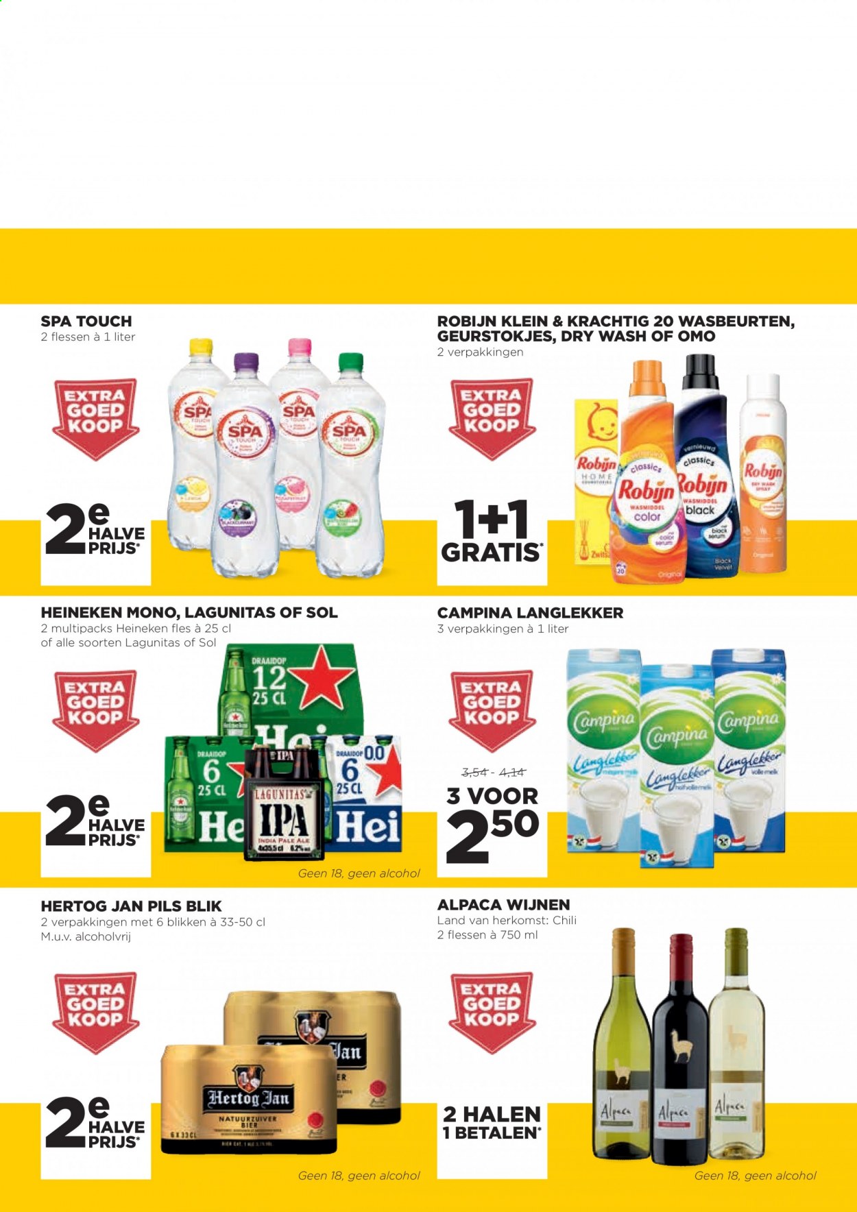 thumbnail - Jumbo-aanbieding - 23-6-2021 - 29-6-2021 -  producten in de aanbieding - Heineken, Hertog Jan, bier, Campina, Robijn. Pagina 3.