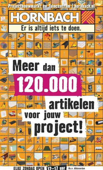 Hornbach-aanbieding - 28.6.2021 - 25.7.2021.
