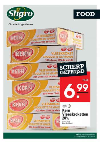 Sligro-aanbieding - 1.7.2021 - 19.7.2021.