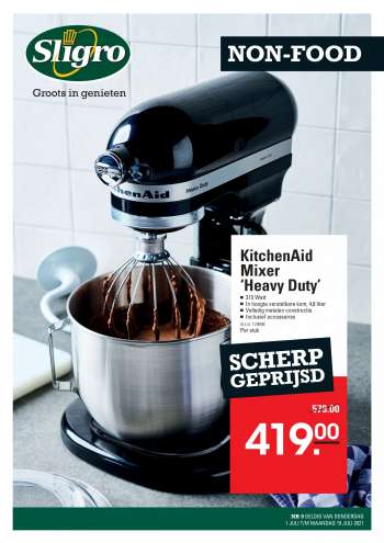 Sligro-aanbieding - 1.7.2021 - 19.7.2021.