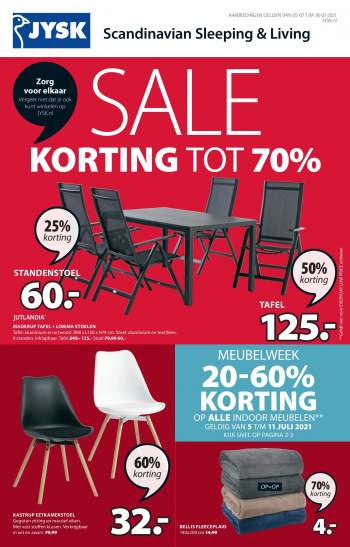 JYSK-aanbieding - 5.7.2021 - 18.7.2021.
