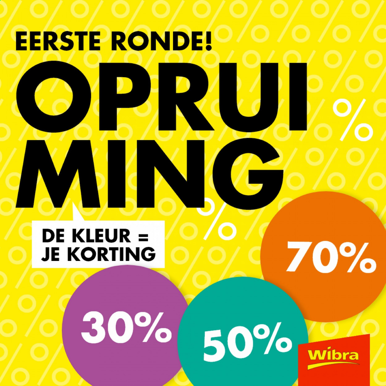 Wibra-aanbieding. Pagina 1