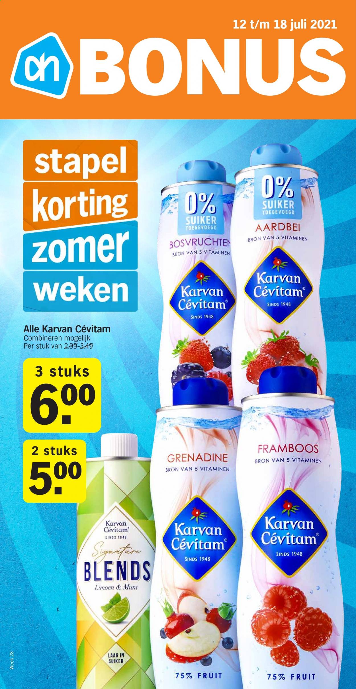 Albert Heijn-aanbieding - 12-7-2021 - 18-7-2021. Pagina 1