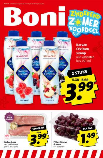 Boni-aanbieding - 14.7.2021 - 20.7.2021.