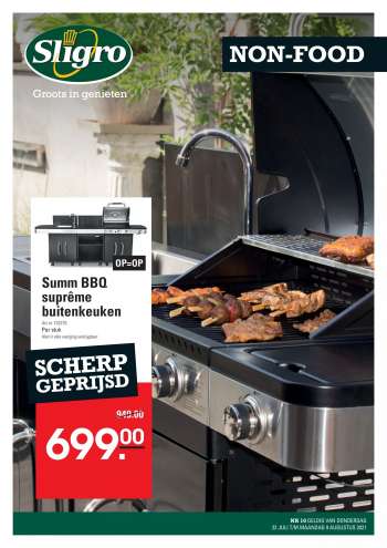 Sligro-aanbieding - 22.7.2021 - 9.8.2021.