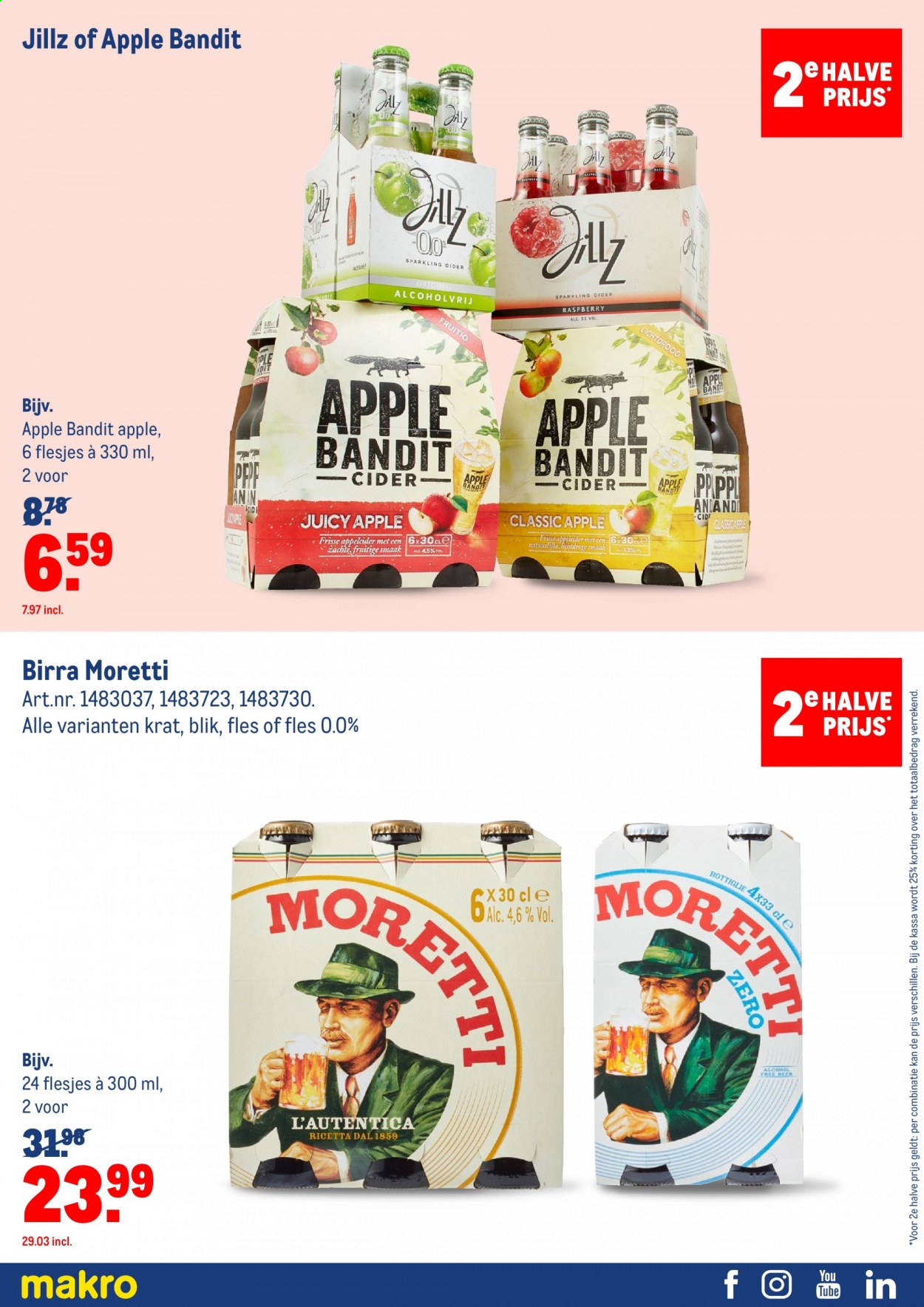 thumbnail - Makro-aanbieding - 21-7-2021 - 17-8-2021 -  producten in de aanbieding - appelcider, cider. Pagina 43.