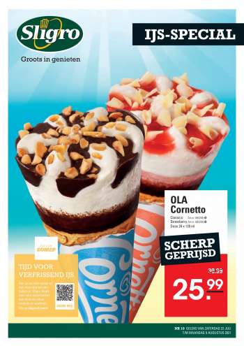 Sligro-aanbieding - 22.7.2021 - 9.8.2021.