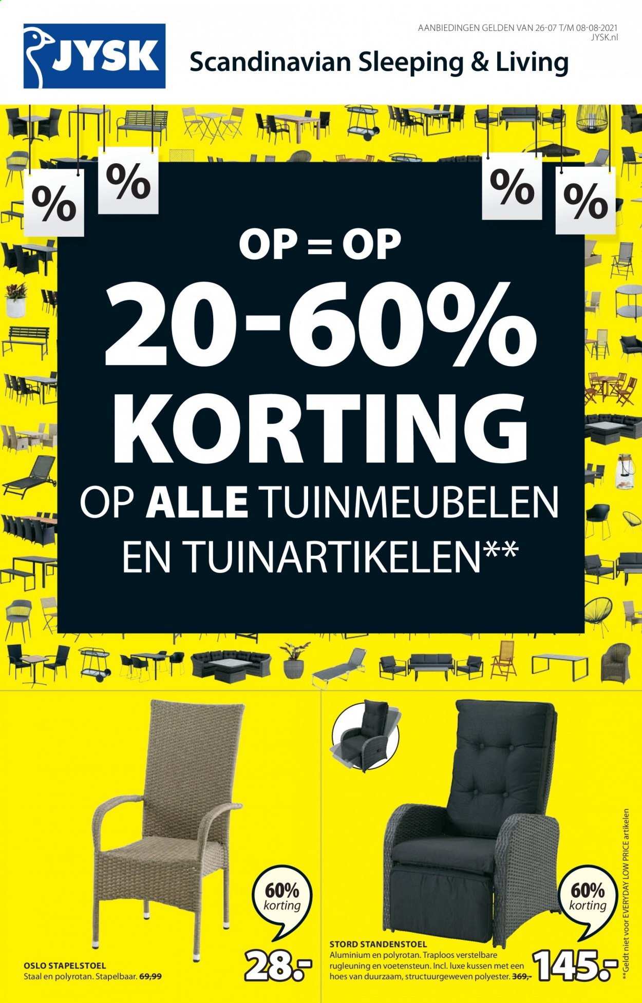 JYSK-aanbieding - 26-7-2021 - 8-8-2021. Pagina 1