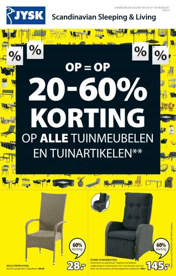 JYSK-aanbieding - 26.7.2021 - 8.8.2021.