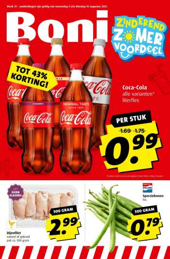 Boni-aanbieding - 4.8.2021 - 10.8.2021.