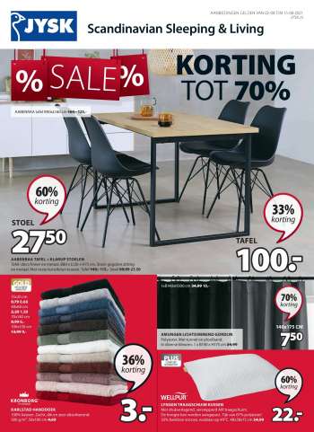 JYSK-aanbieding - 2.8.2021 - 15.8.2021.
