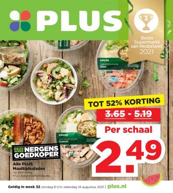 Plus-aanbieding - 8.8.2021 - 14.8.2021.
