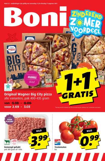 Boni-aanbieding - 11.8.2021 - 17.8.2021.