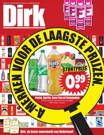 Dirk-aanbieding - 8.8.2021 - 14.8.2021.