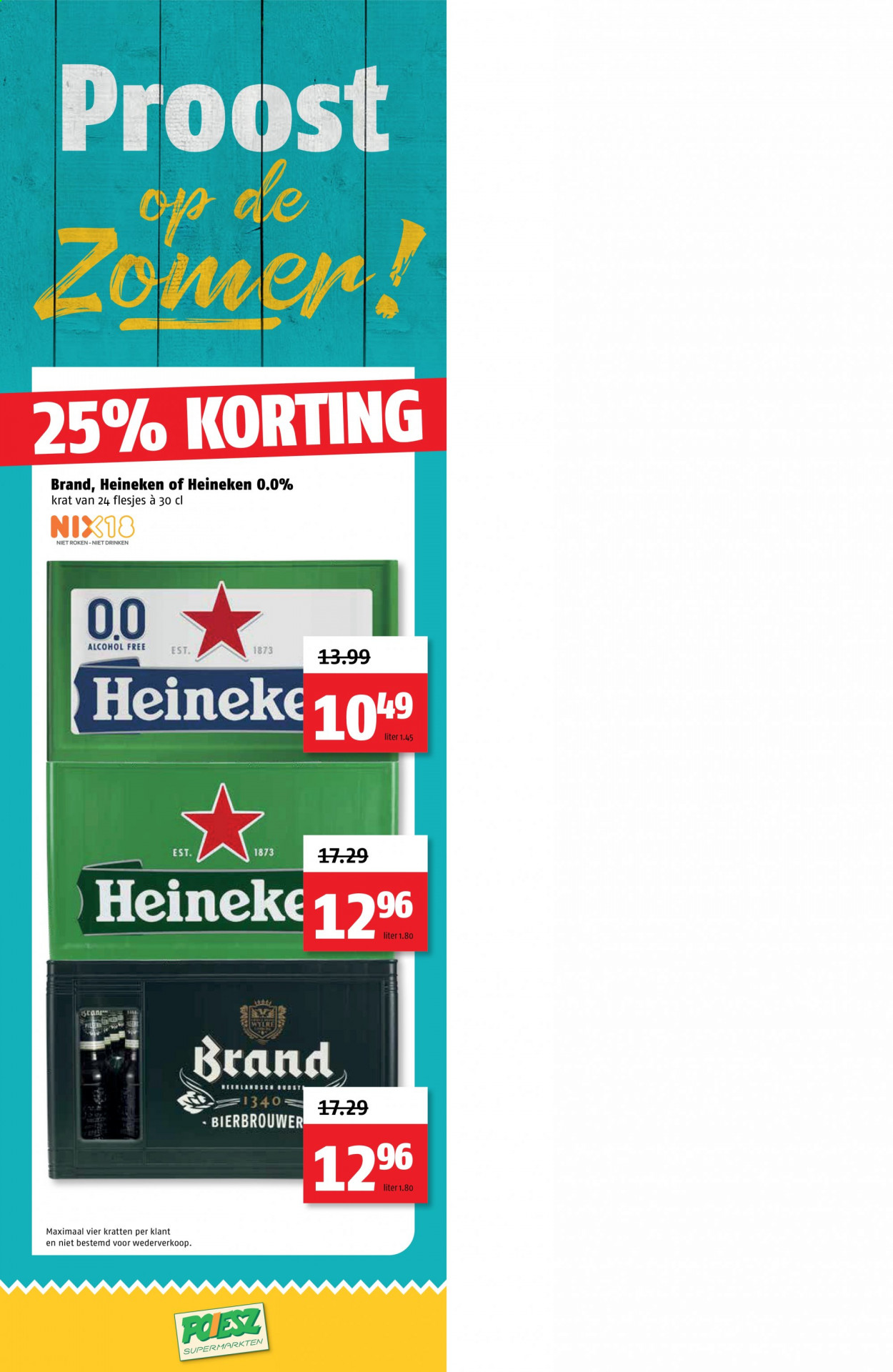 thumbnail - Poiesz-aanbieding - 9-8-2021 - 15-8-2021 -  producten in de aanbieding - Heineken. Pagina 2.
