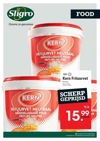 Sligro-aanbieding - 12.8.2021 - 30.8.2021.