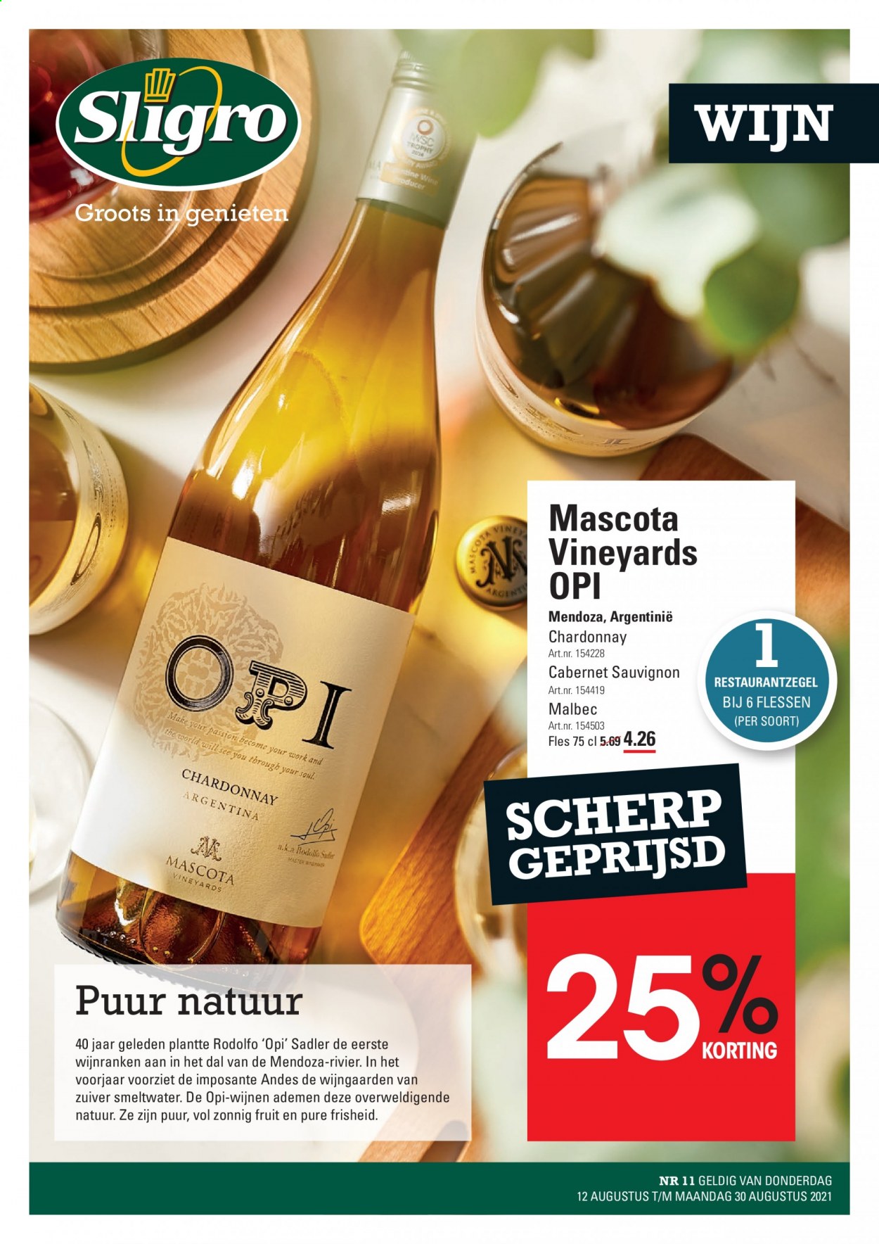 Sligro-aanbieding - 12-8-2021 - 30-8-2021. Pagina 1