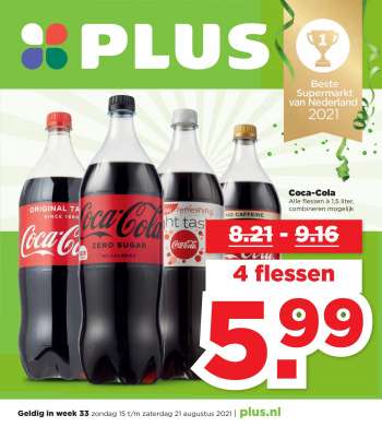 Plus-aanbieding - 15.8.2021 - 21.8.2021.