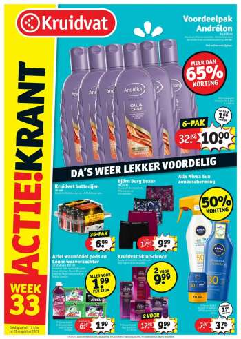 Kruidvat-aanbieding - 17.8.2021 - 22.8.2021.