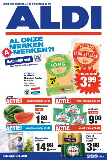 Aldi-aanbieding - 23.8.2021 - 29.8.2021.