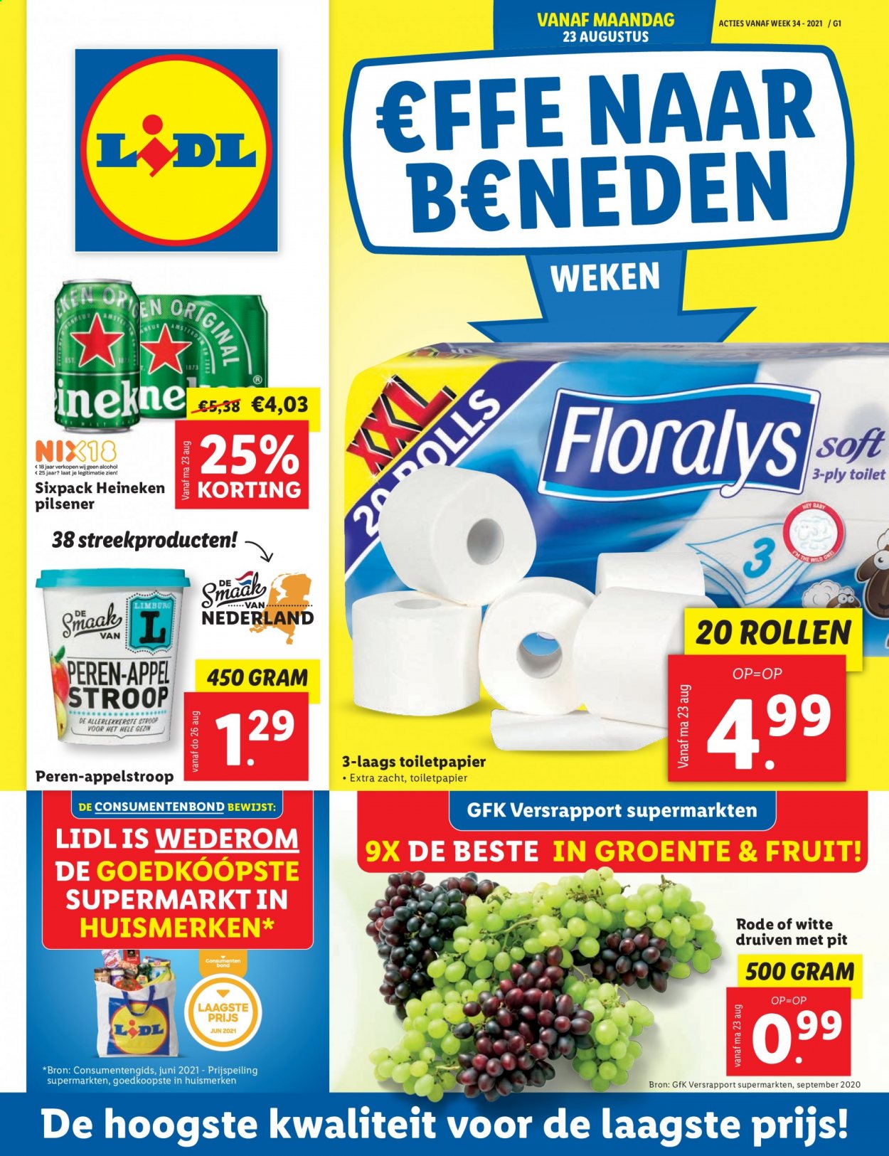 Lidl-aanbieding - 23-8-2021 - 29-8-2021. Pagina 1